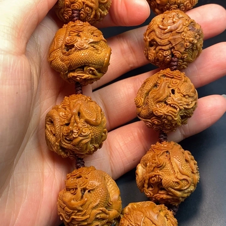 长***四橄榄核手串/手链龙手串