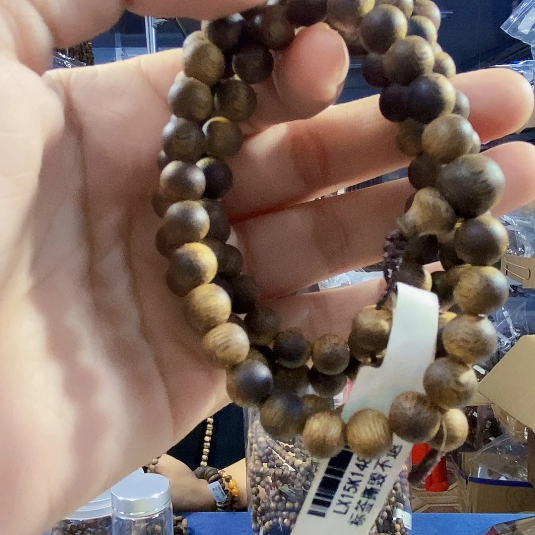 手串沉香棋楠圆珠长串0.7/16克多样性发一