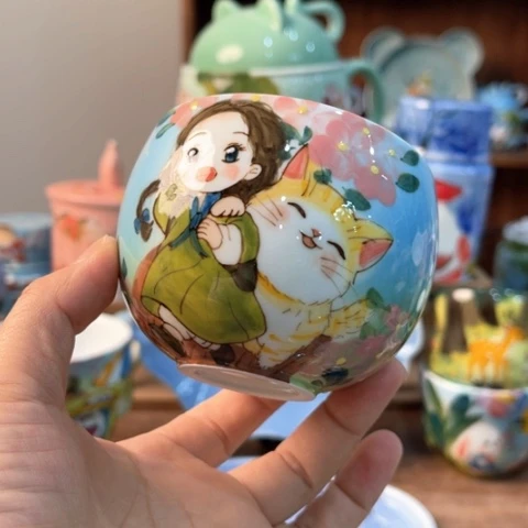 炉景德镇釉下手绘陶瓷