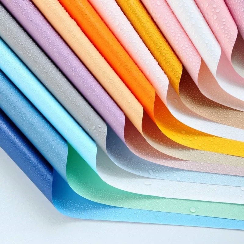 拍2件包邮-韩风初恋纸纯色纸单色欧雅纸防水包装纸花艺花店花束