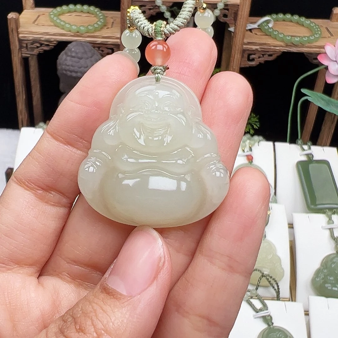 和田玉颈饰未镶嵌用****6