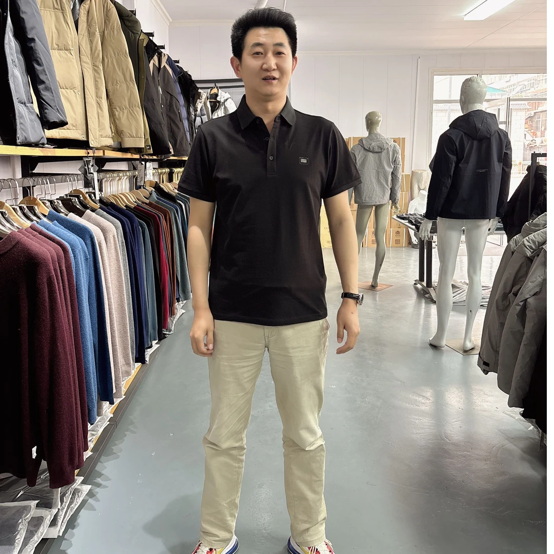 100%丝光棉四色POLO衫