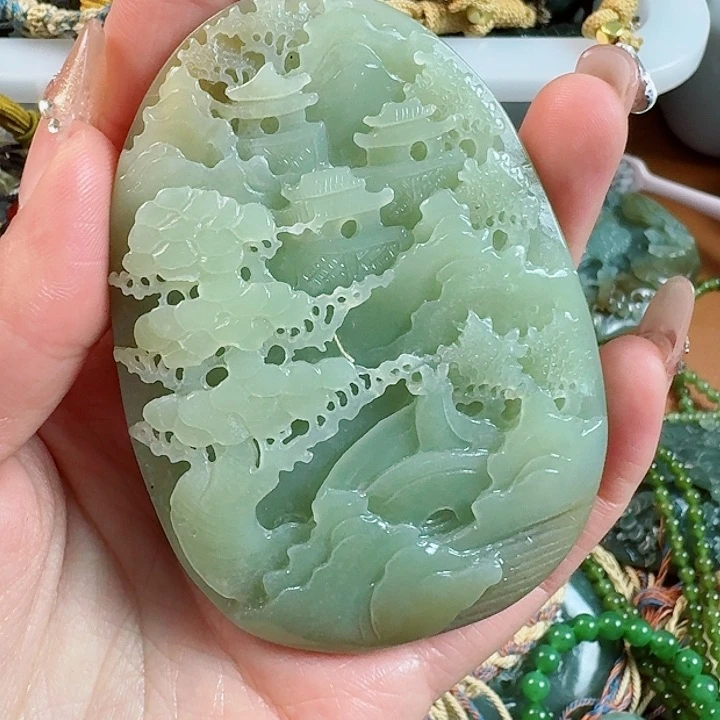 和田玉把件未镶嵌