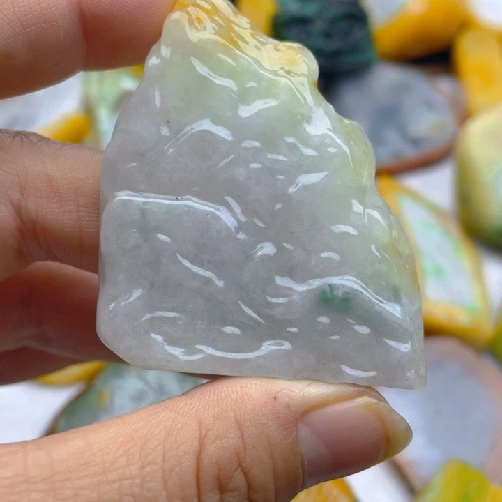 翡翠未镶嵌挂件翡翠