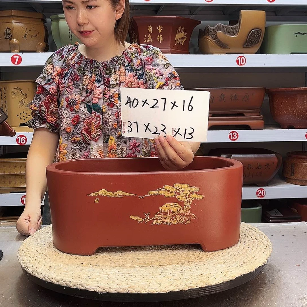 紫砂花盆紫砂花盆