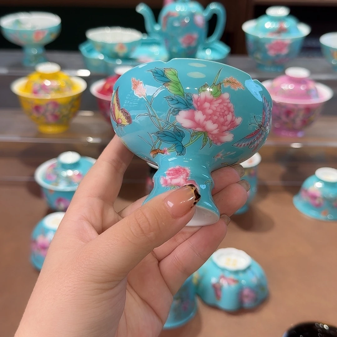 珐琅彩主人杯茶具系列