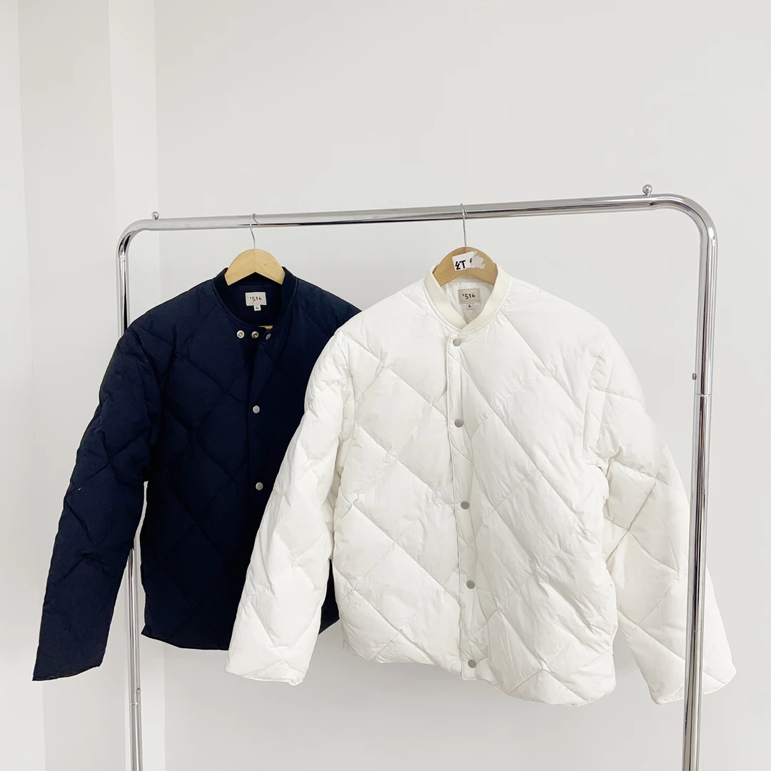 仓5-1 516男女大版宽松休闲羽绒服