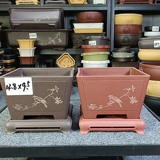 漂***人10只13.8cm花鸟小号奎面盆（配底座）