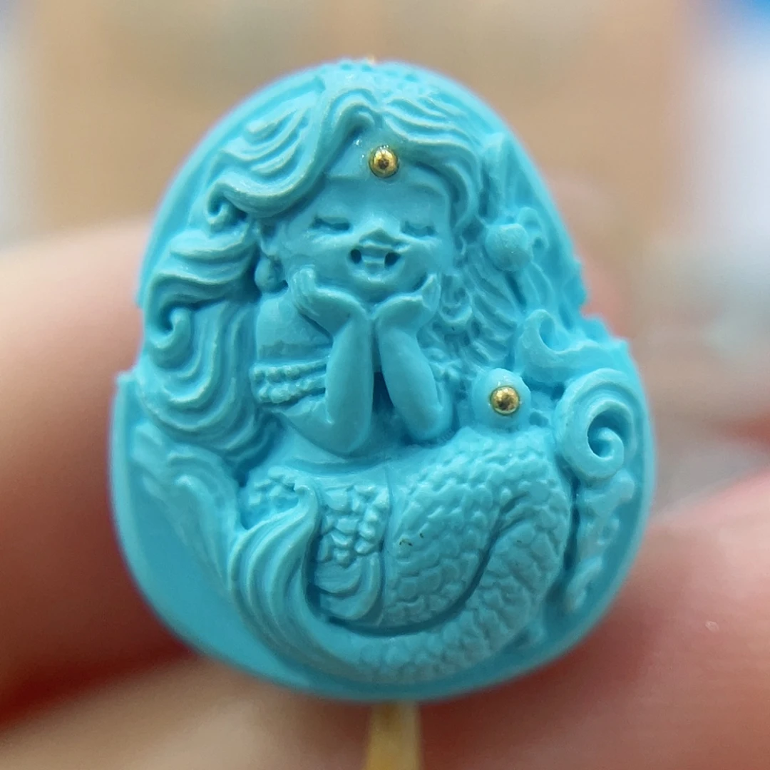 未镶嵌绿松石珠宝奇石