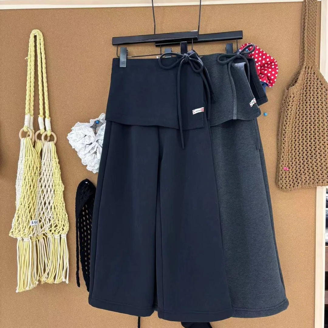 【2025秋冬韩款】秋冬款女童儿童休闲针织裤W2673