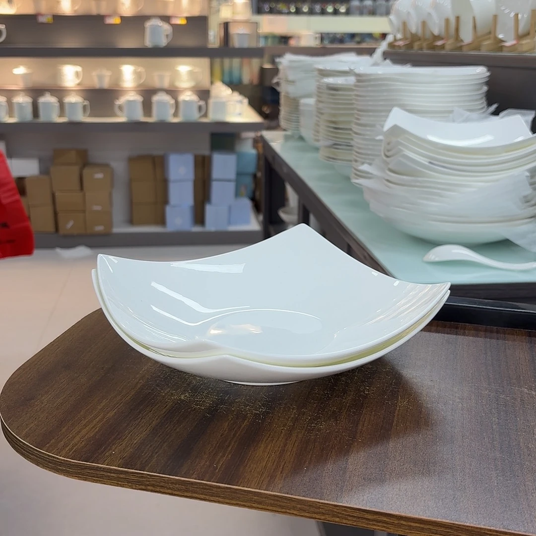 45%以上骨粉骨瓷2个8寸翘角