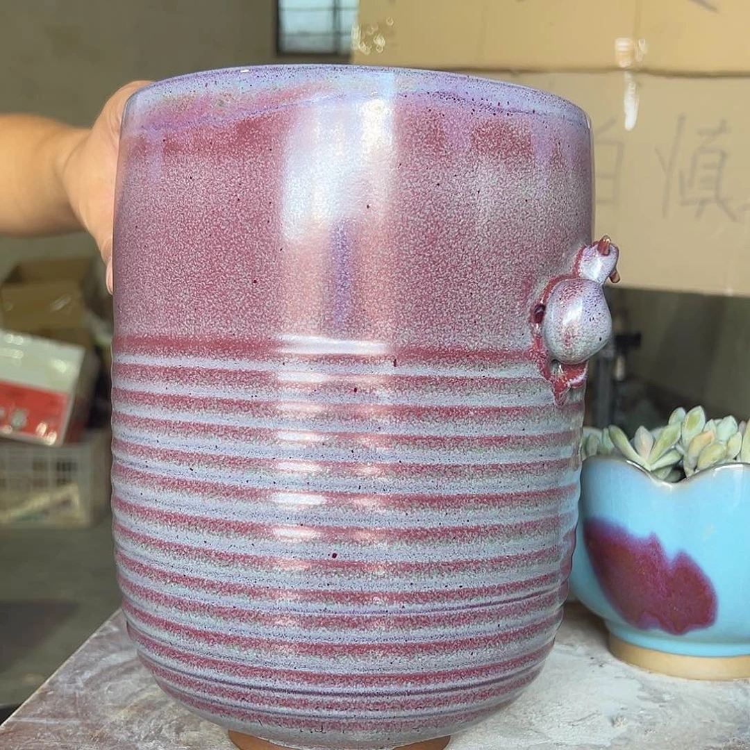 摆件郑家钧窑摆件微