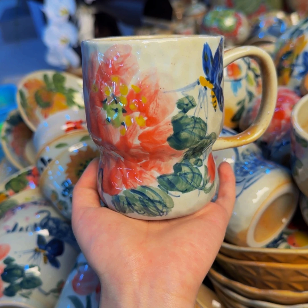 瓷片景德镇陶瓷手工手绘