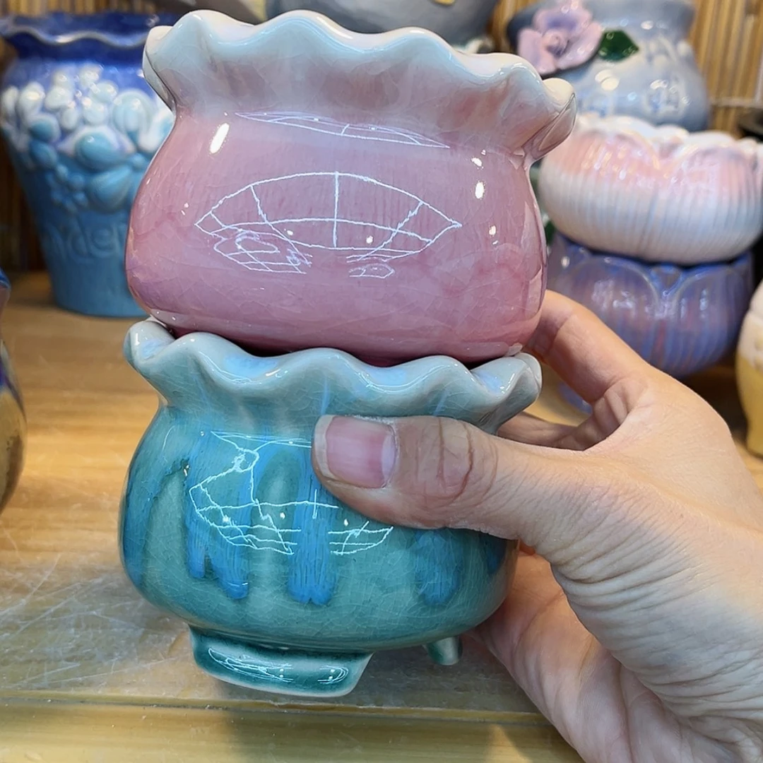 【闪购商品】陶瓷花盆