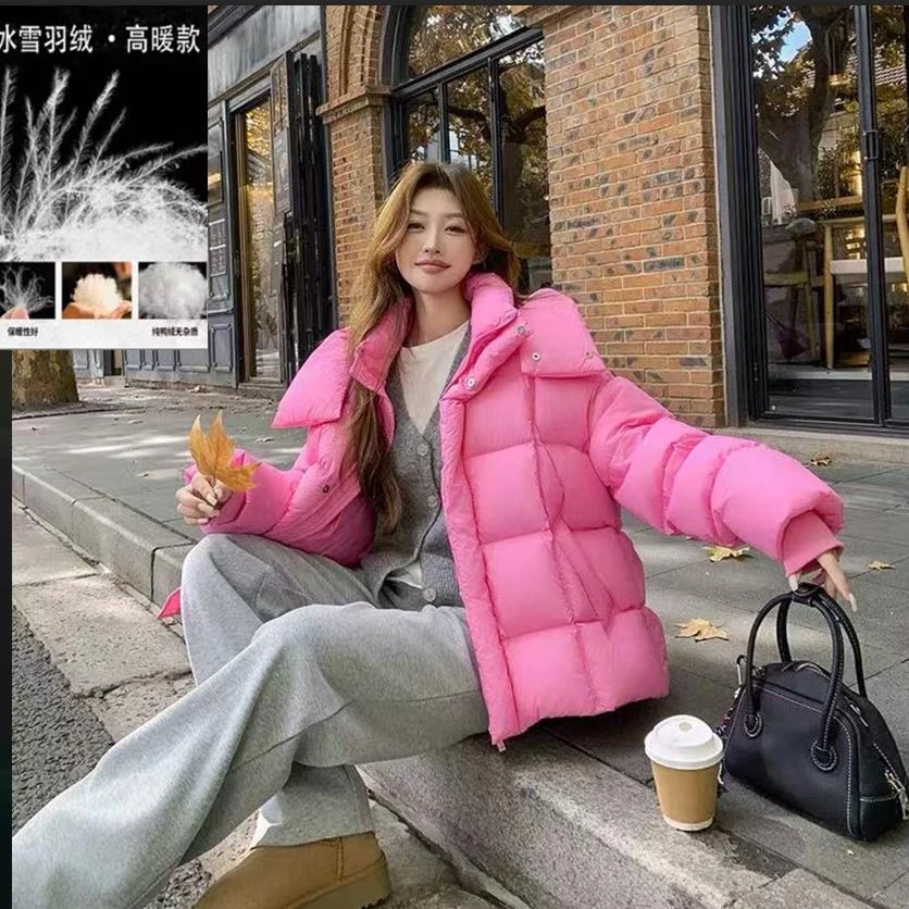 【羽绒服】冬季加厚保暖新款高档韩系简约百搭女装9709[FZS]C