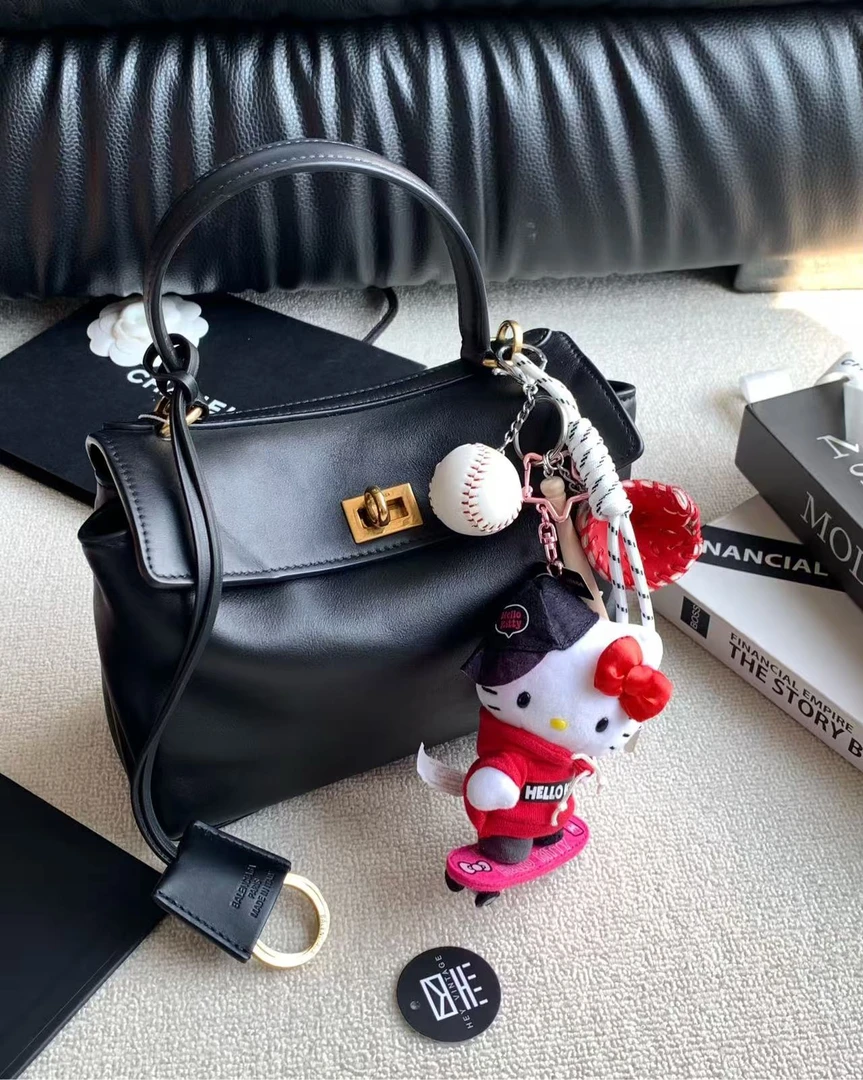 95新 Balenciaga/巴黎世家 黑金rodeo mini包 22cm 16687447