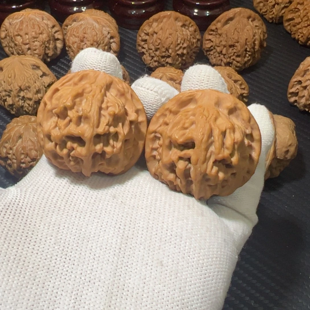 九***筒文玩核桃吊坠全品无修天地40+