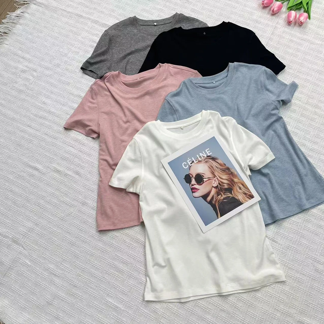 好软糯的～天丝羊毛打底T恤衫WD62～冷水手洗-/衣长约57