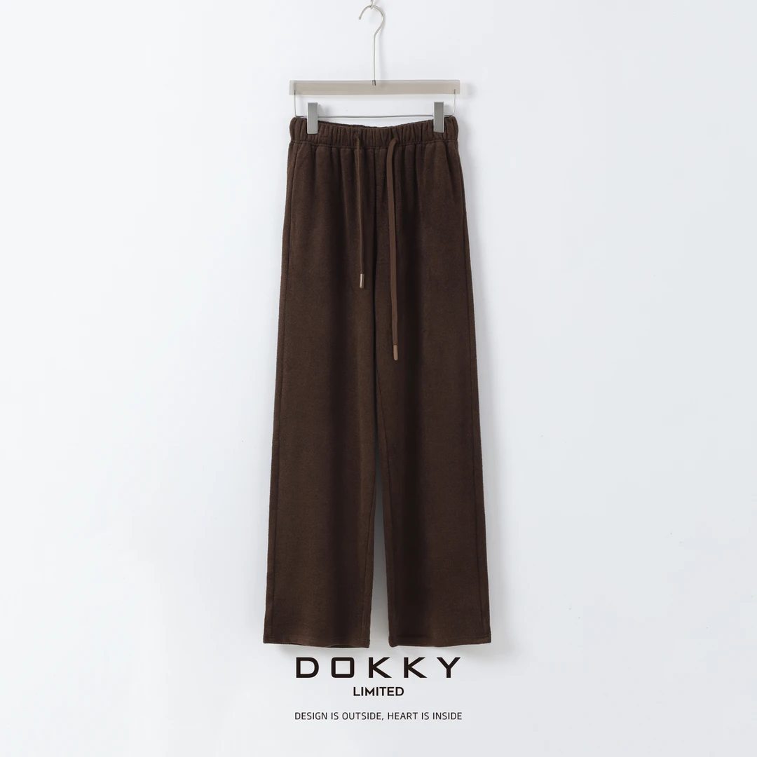 【三色老钱裤】DOKKY17微米牦牛绒拉毛.巨显瘦超遮肉/窄版直筒裤