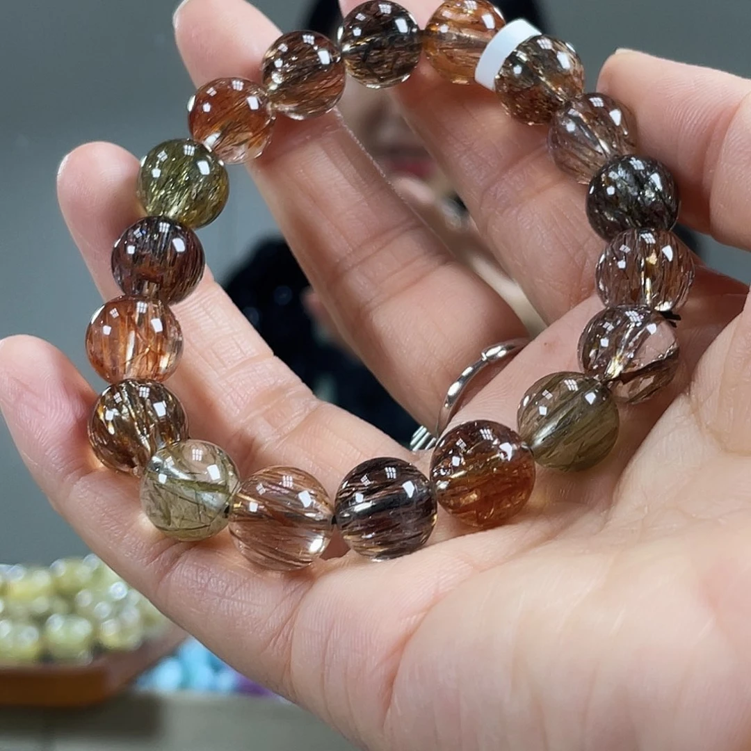 水晶手链未镶嵌雪*灵黑金