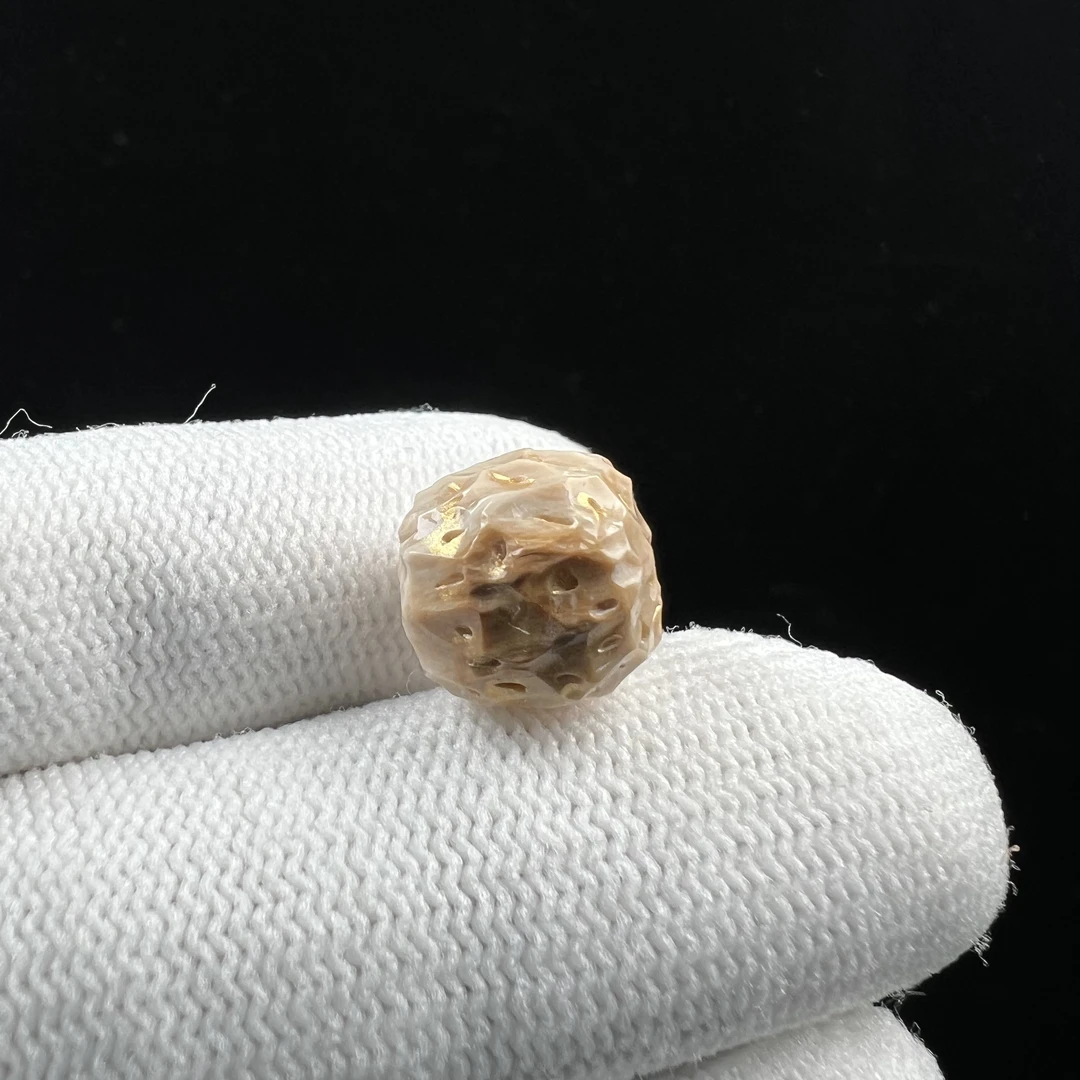 X7628天然猛犸牙 配饰11.4mm 支持鉴定 假一罚四