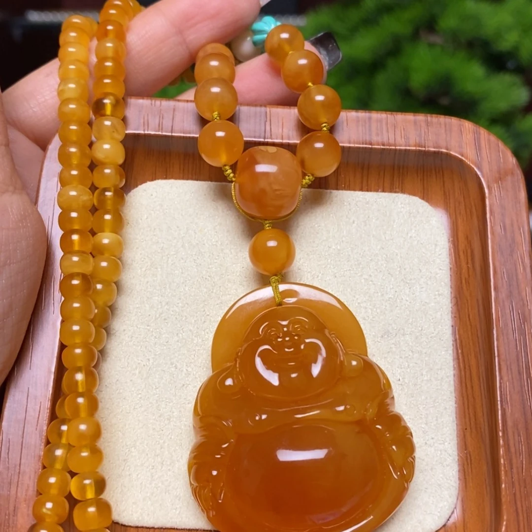 【闪购商品】蜜蜡颈饰未镶嵌项链