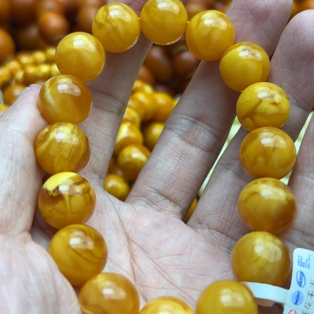 琥珀手链未镶嵌蜜蜡