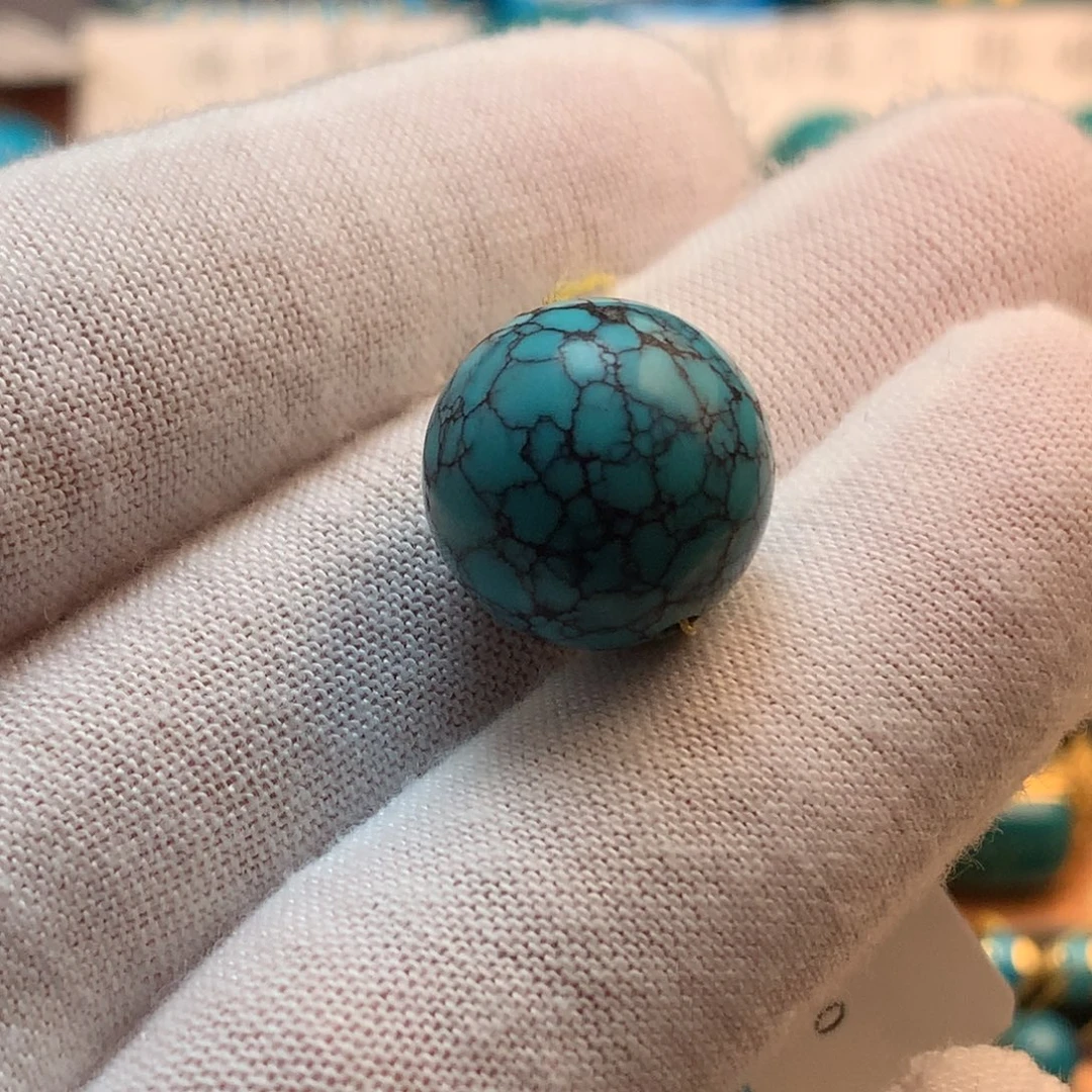 绿松石未镶嵌挂件15.4m