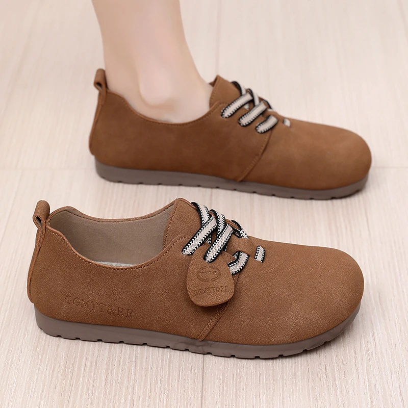 复古勃肯女鞋2025春季新款时尚简约百搭轻便舒适软底休闲女士单鞋