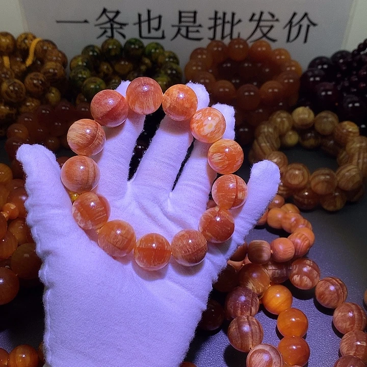 松木（琥珀木）手串/手链1.8 老根料原生态