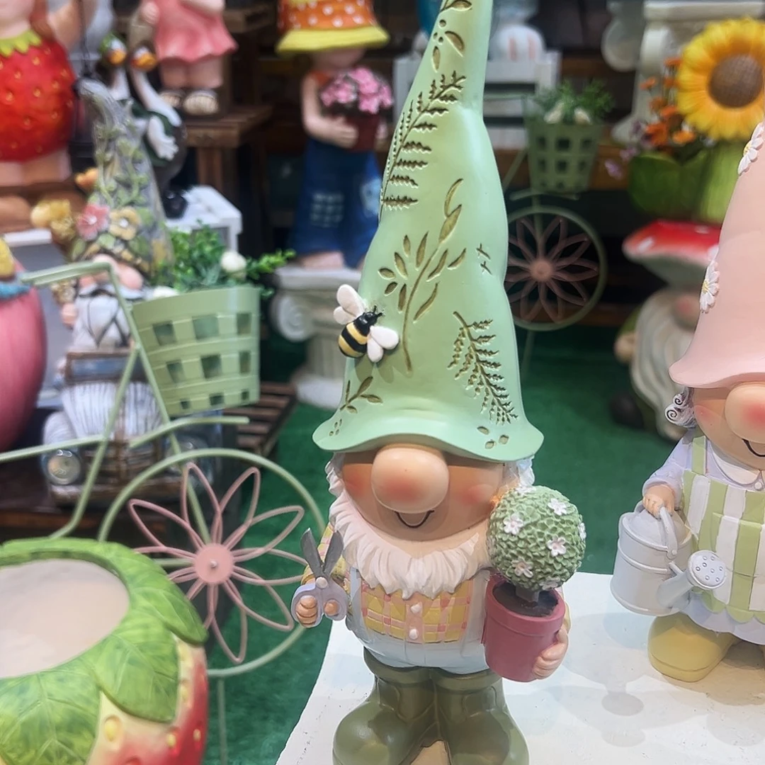 花园摆件红红火火