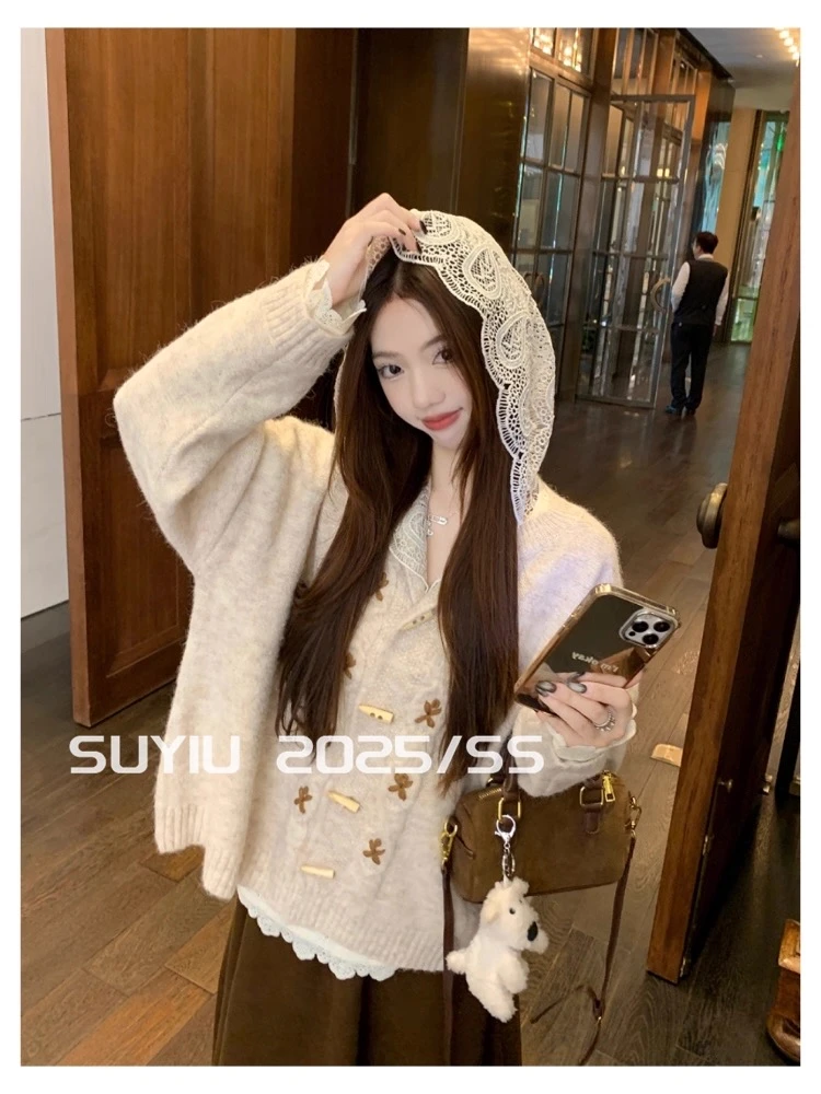 2025秋冬新款时尚显瘦毛衣针织衫网红休闲百搭ins