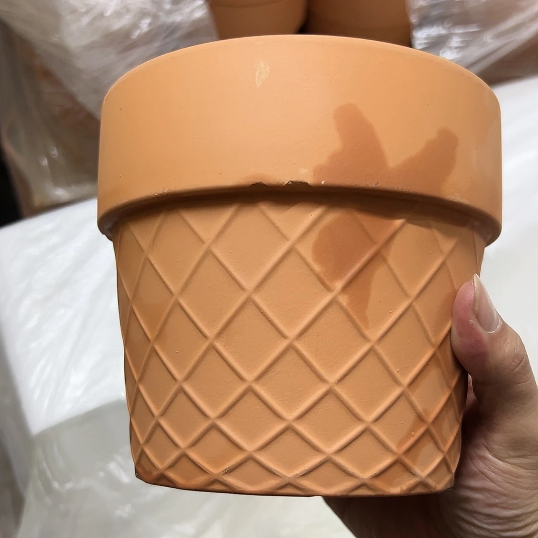 【闪购商品】红陶网格16口14高1个【微瑕无售后】