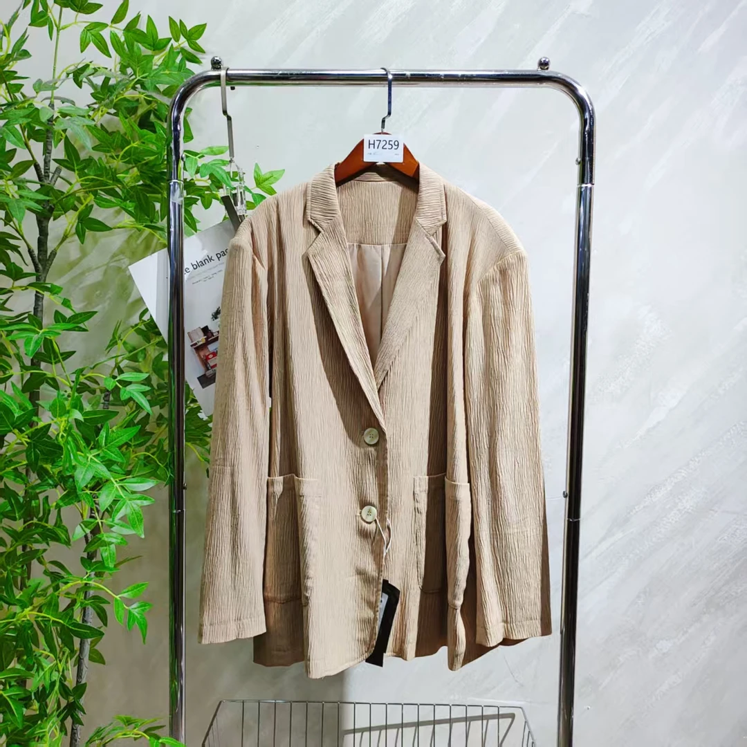【H7259】女士气质轻奢百搭西装外套