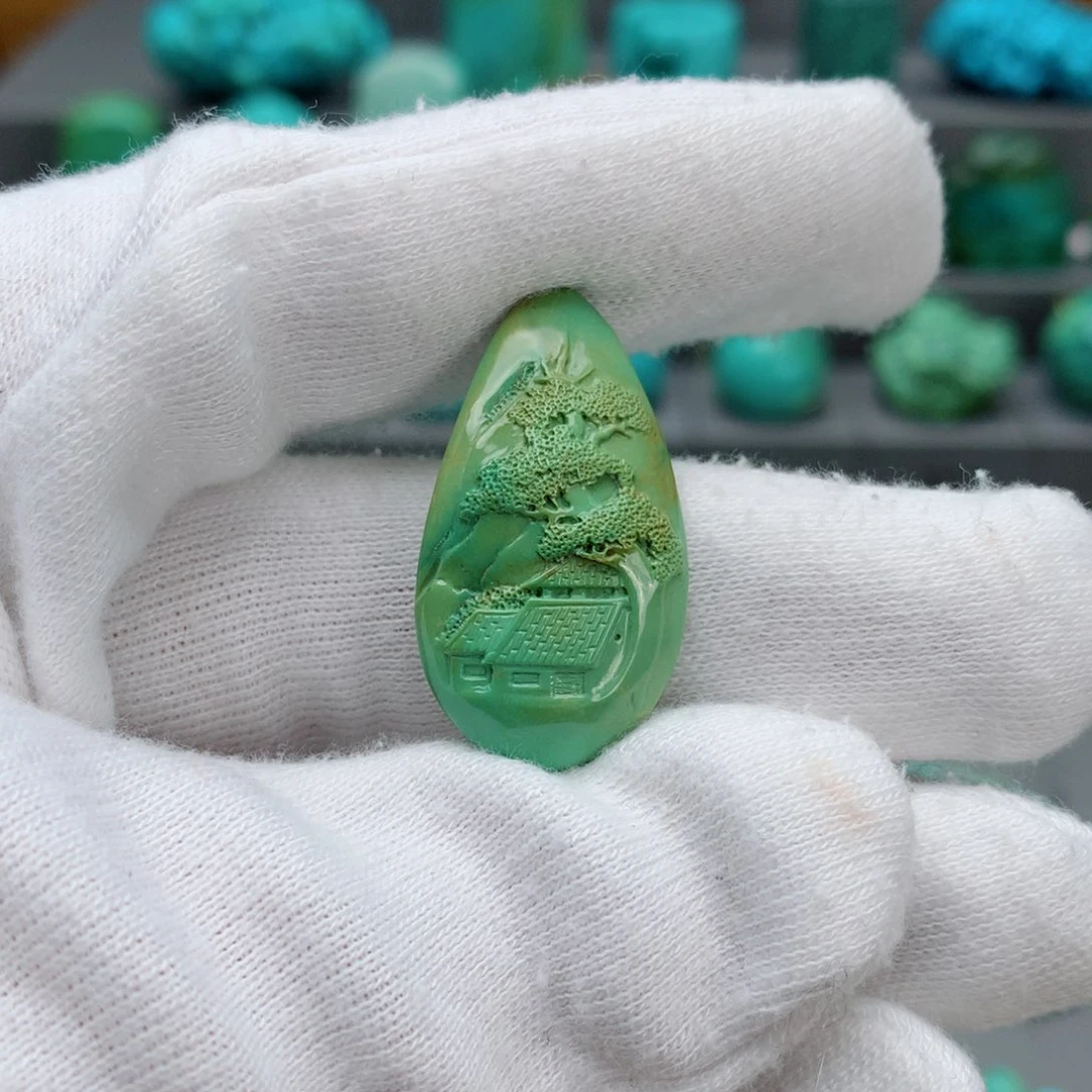 绿松石配饰未镶嵌