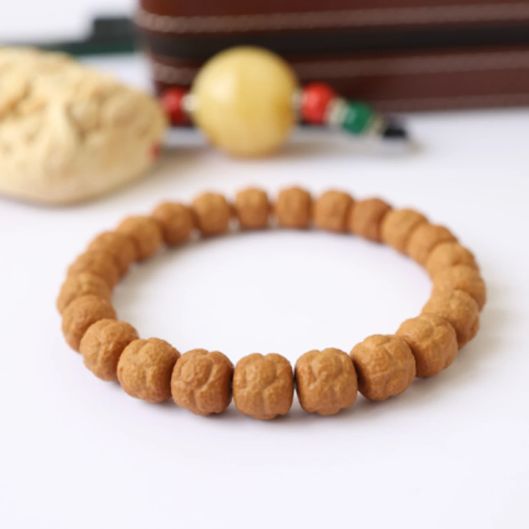 方天饕餮·纯手工乐一出品全品无暇猴头手串高端款