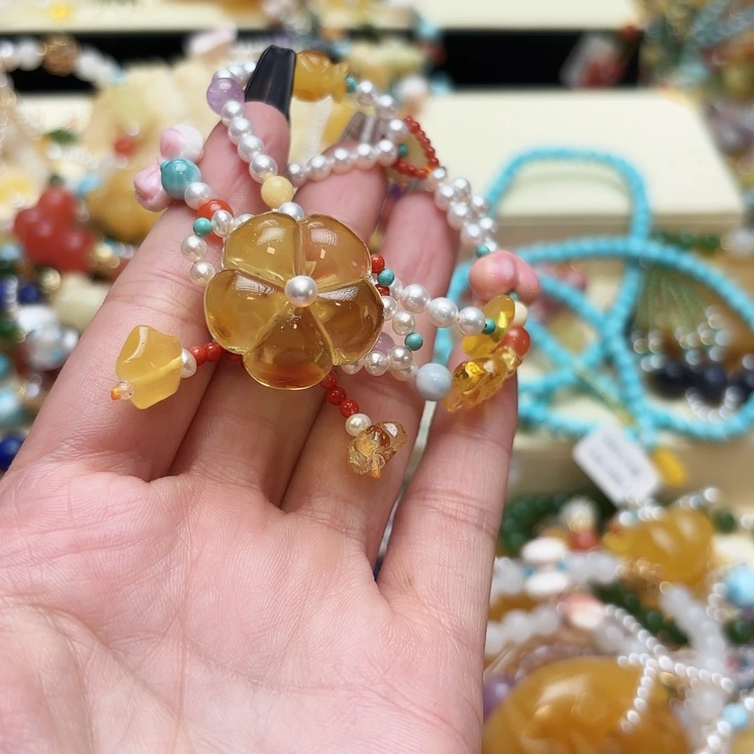 琥珀手链未镶嵌琥珀