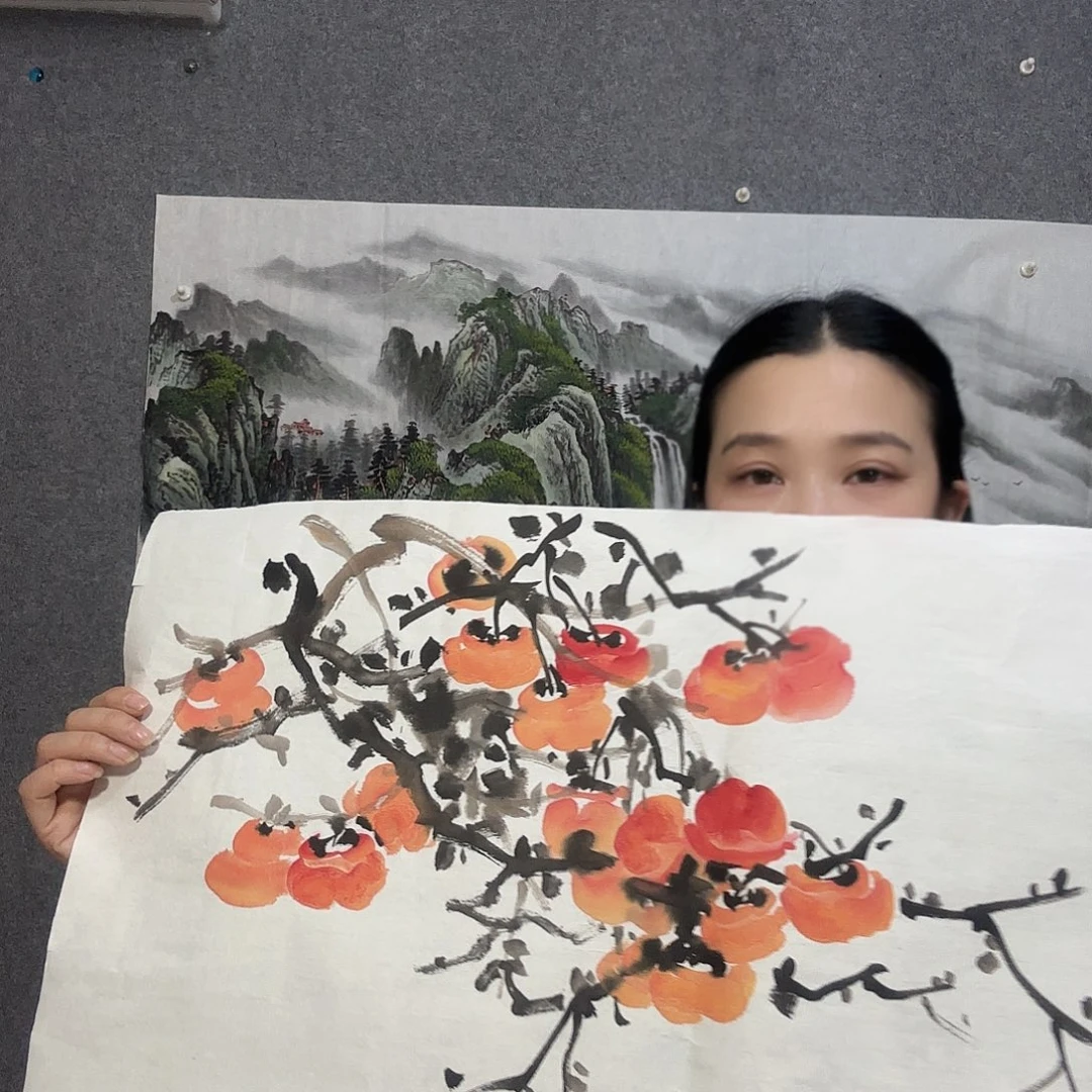 深***）纯手工手绘作品国画艺术