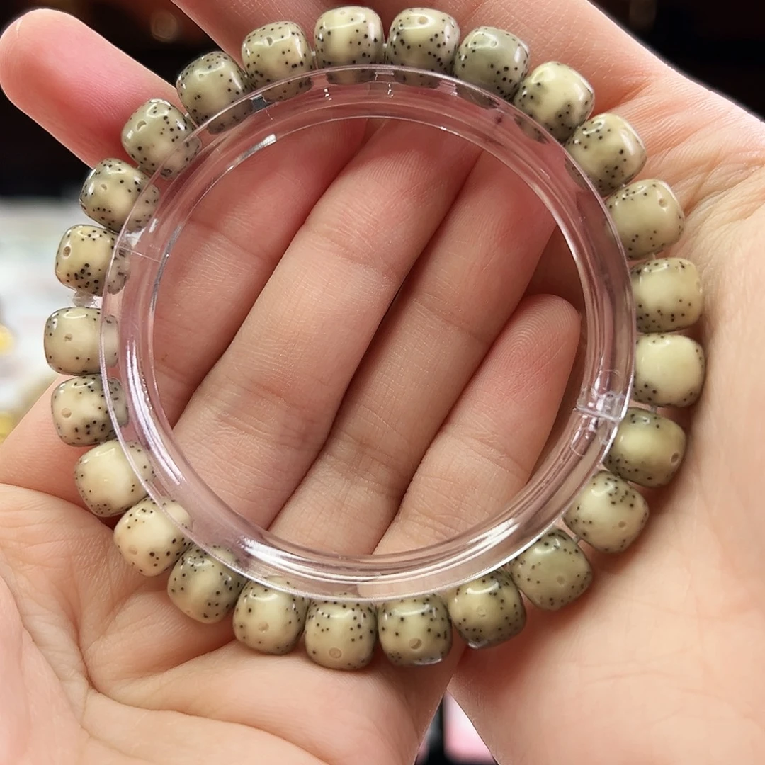 手串星月菩提Fqh9*8青花瓷 小通体 颗粒星