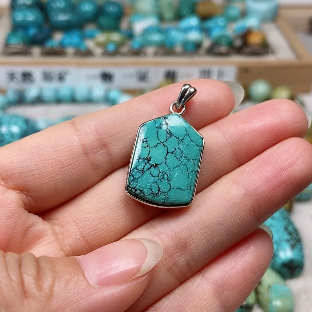 未镶嵌绿松石珠宝半成品
