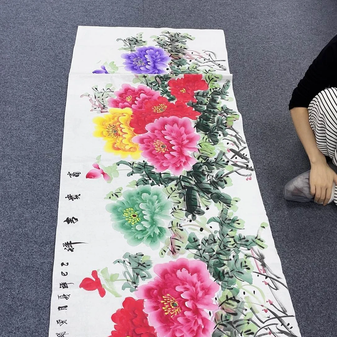 国画作品小姐姐放漏…