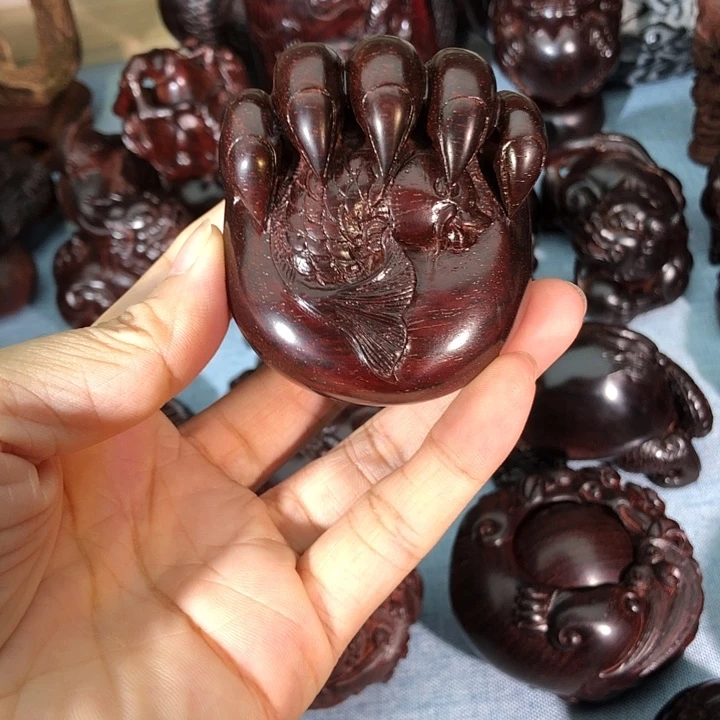 香榧木印度小叶紫檀鱼和熊掌