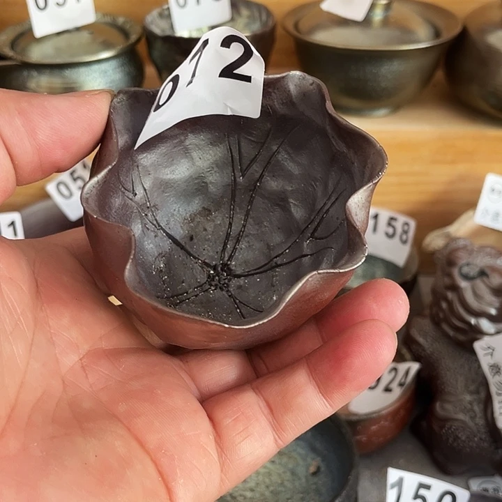 茶杯紫泥柴烧纯手工072