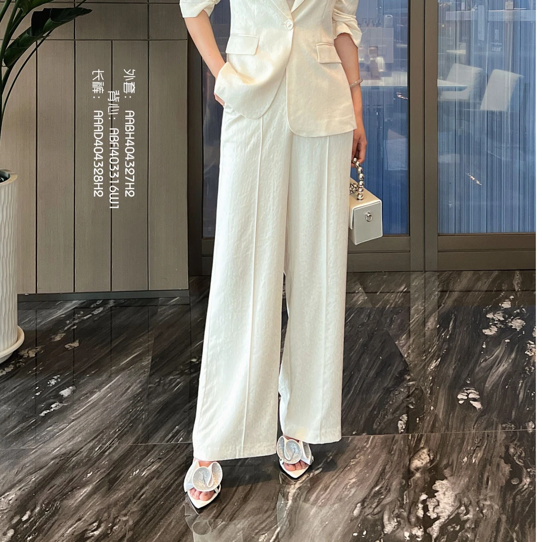 BAISI/百丝长裤AAAD404328H2时尚休闲百搭夏季宽松垂感