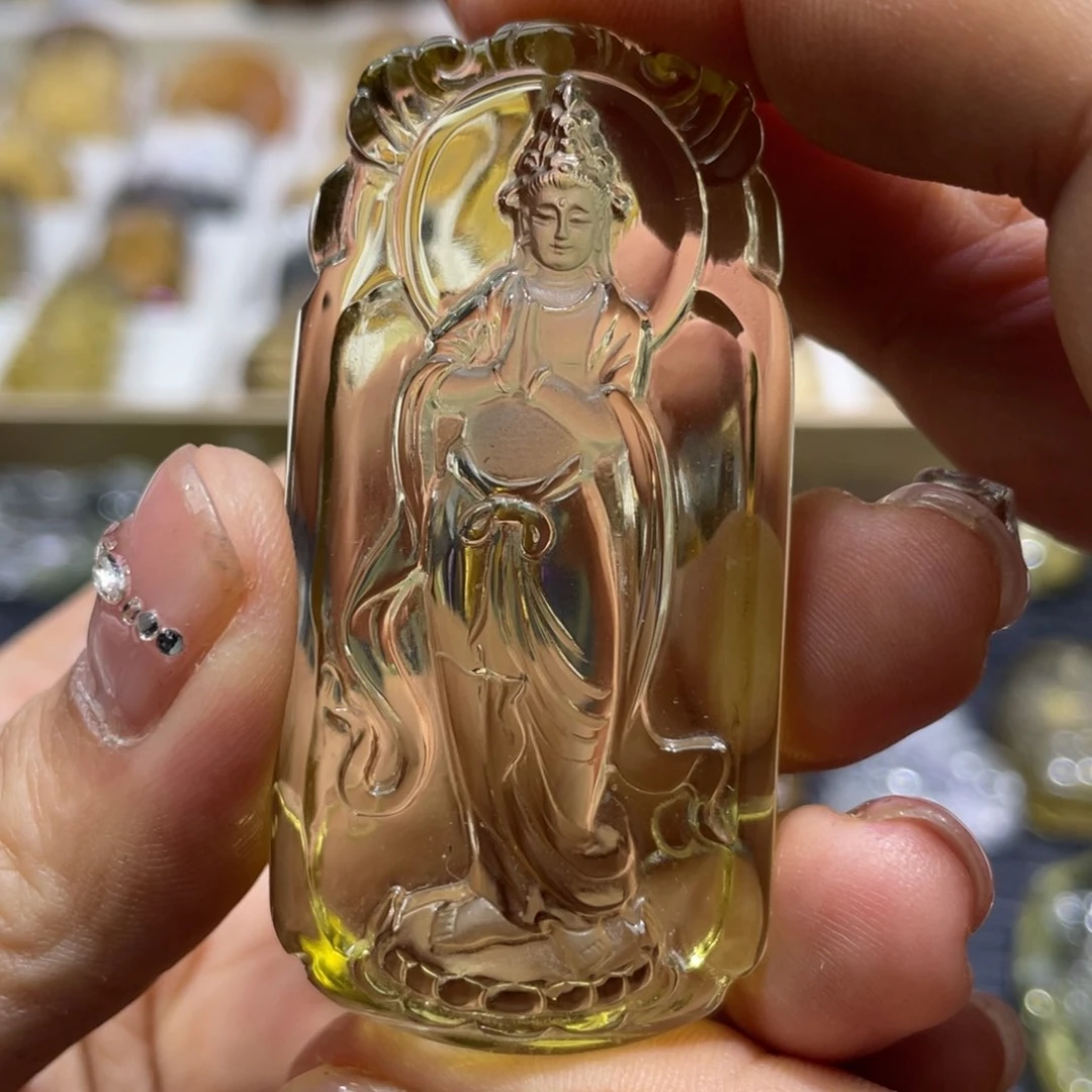 水晶颈饰未镶嵌定制