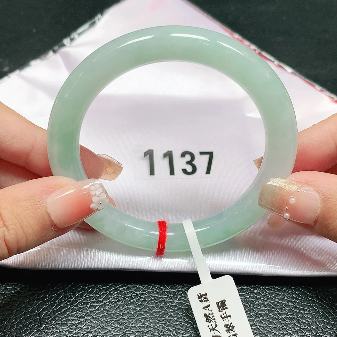 未镶嵌手镯翡翠圆条