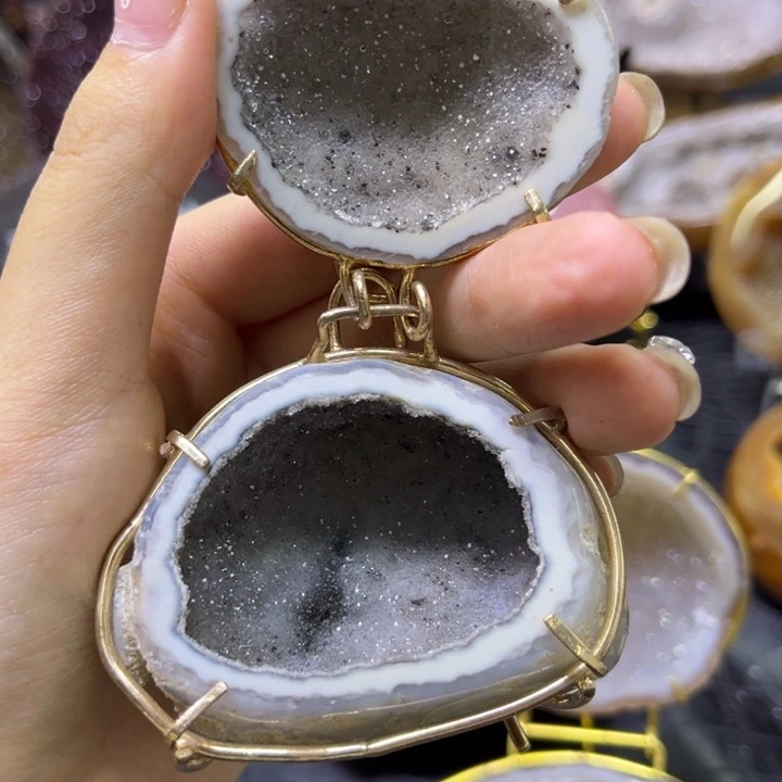 未镶嵌发饰水晶灰晶盆