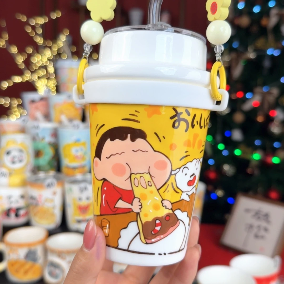 晚***雨陶景德镇手绘高温釉下彩