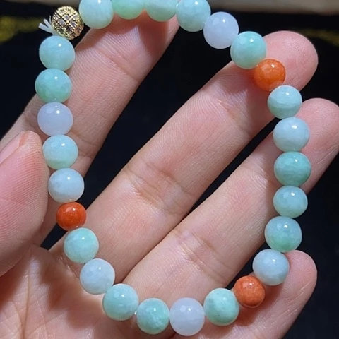 未镶嵌手串翡翠翡翠