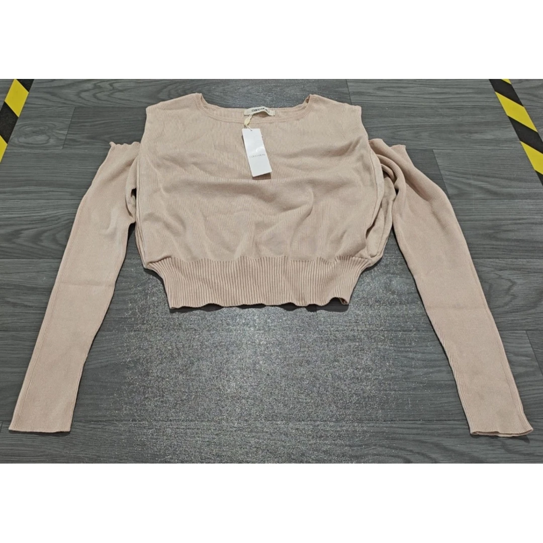 【Montendre】秋冬新款 针织时尚毛针织衫针织衫休闲一字领长袖